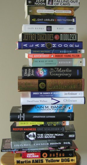 if you read only one, make it Middlesex big pile of books